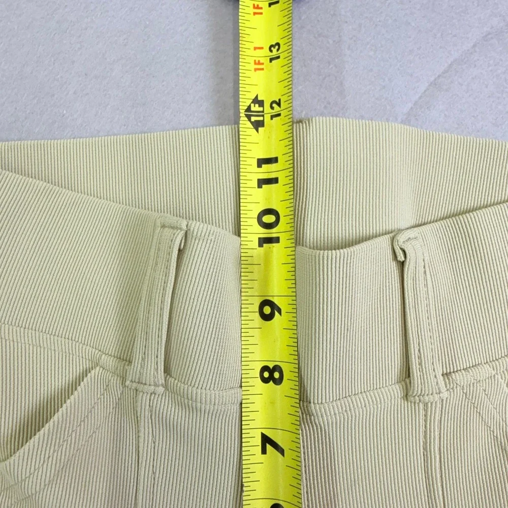 Kerrits Riding Breeches Womens Medium Tan‎ Microcord Knee Patch Equestrian Pants